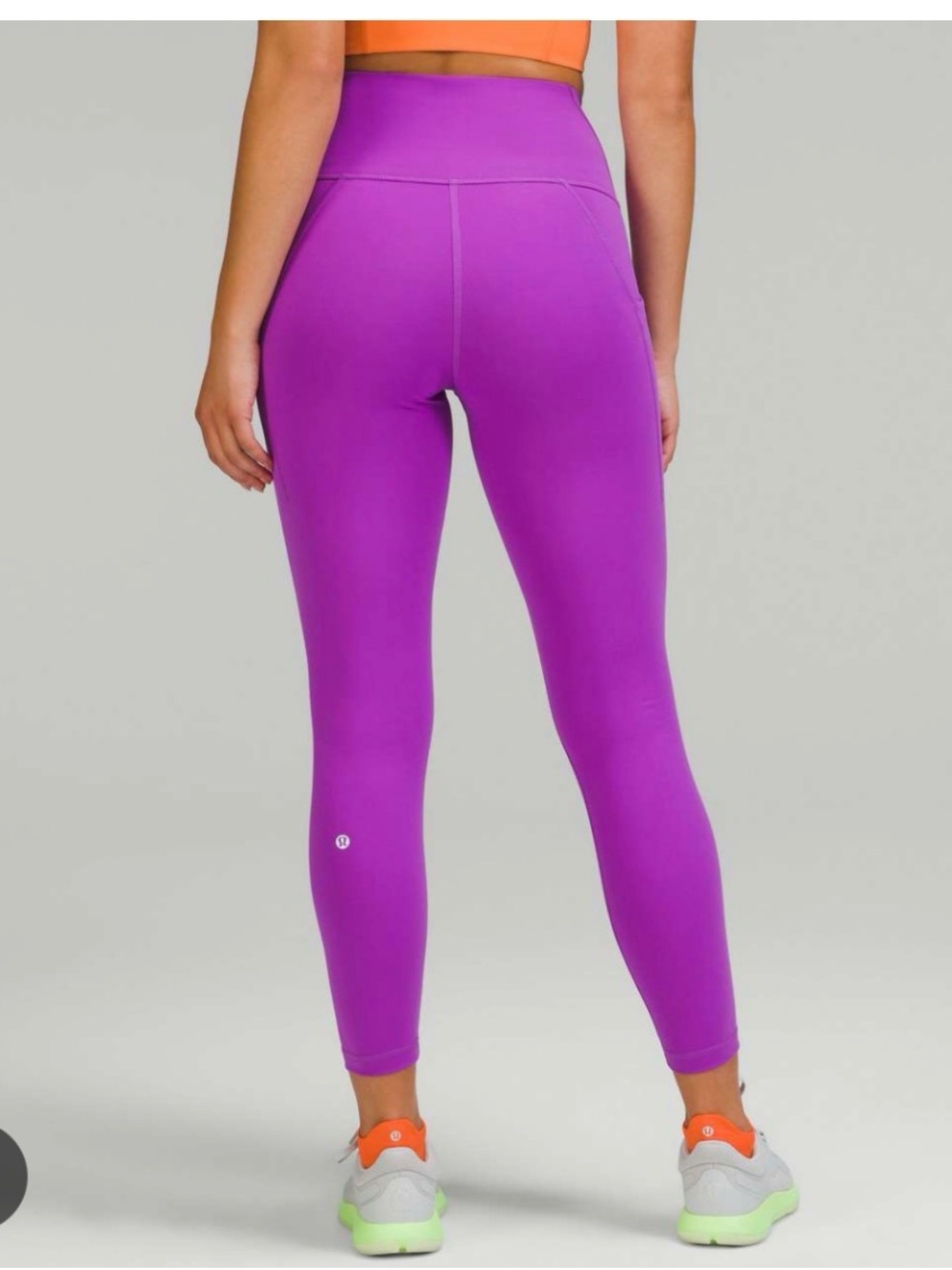 Lululemon Wunder Train. Bright Purple. Women’s 25”. EUC!